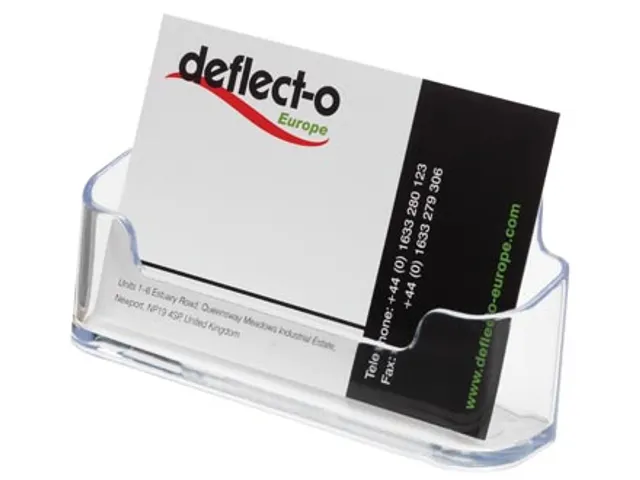 Visitekaarthouder Transparant