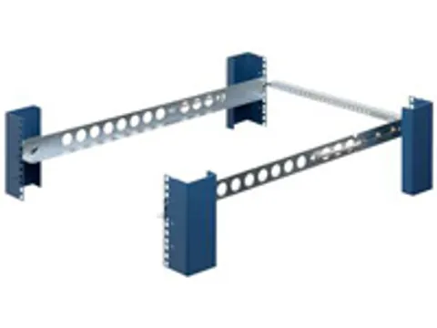 Origin Storage 1U Universal Tool-less 4-Post Fixed Server Rails, 20 kg
