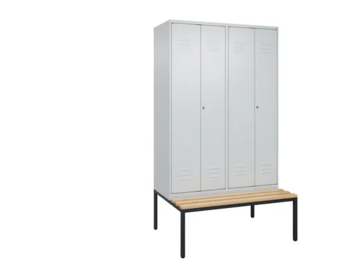locker voor scheiding van kleding,HxBxD 2120x1200x815mm,4vak