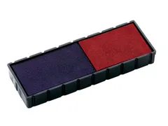 Stempelkussen Colop E/12/2 blauw en rood