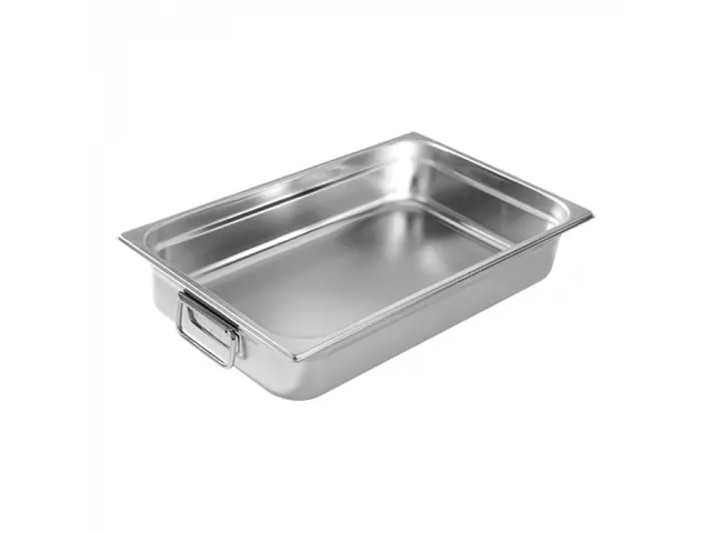 Pujadas Braadslede met grepen RVS 1/1 GN 100mm