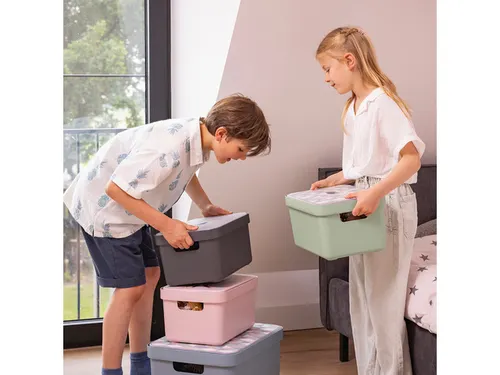 Sigma Home opbergbox 13L antraciet - 35x24,6x18,3cm