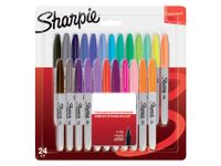 Viltstift Sharpie Fijne punt 0.9mm Blister à 24 stuks Assorti