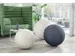 Ballon d'assise Leitz Ergo anti-basculement 55cm gris foncé