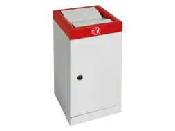 afvalbak,niet-brandbaar,30l,HxBxD 600x300x300mm,binnenbak staal