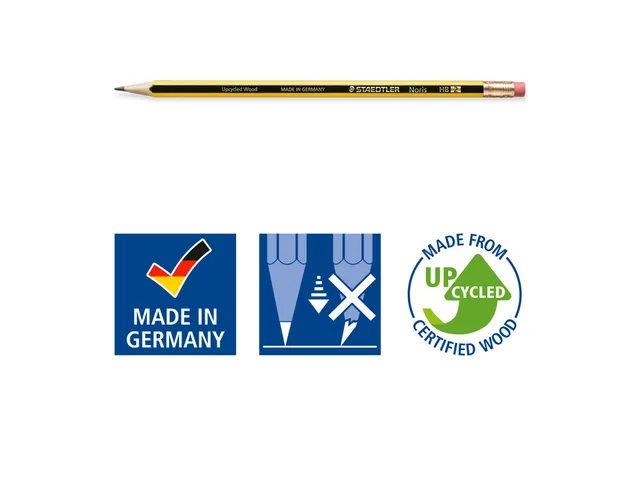Potlood Staedtler Noris HB met gumtop