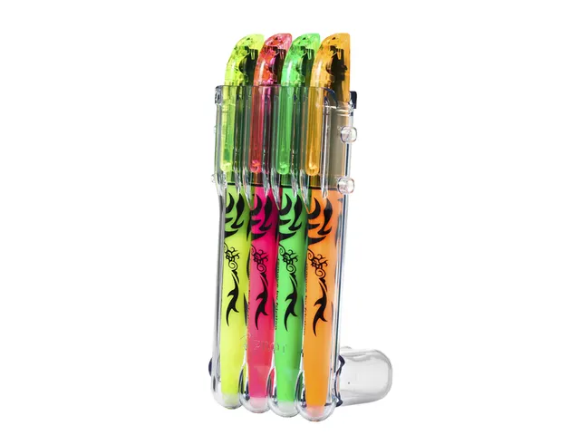 Markeerstift Pilot Frixion Light 4.0mm Set2Go 4 stuks Neon kleuren