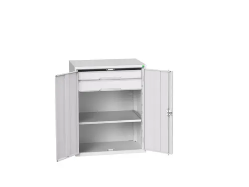 universele kast,HxBxD 1000x800x550mm,1xStalen bodem,2lade(n)