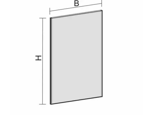 geluidabsorberende scheidingswand,HxBxD 1800x1200x41mm,wand stof,blauw