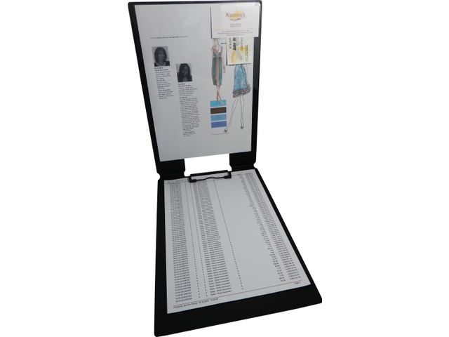 5 Porte-documents Transparents Oxford - Format DIN Long - 5 Couleurs Assorties