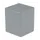 Inzetbak HxLxB 63x54x54mm Polystyreen Grijs 50 stuks