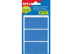 Apli Gekleurde Etiketten 34x67mm Blauw