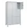 lockerkast,HxBxD 1950x1200x500mm,3x3vakken,vak B 400mm,cil.-slot