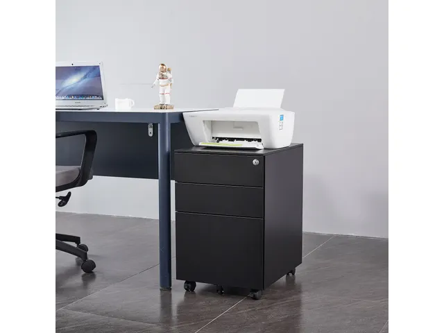 Ladeblok Verrijdbaar Zwart