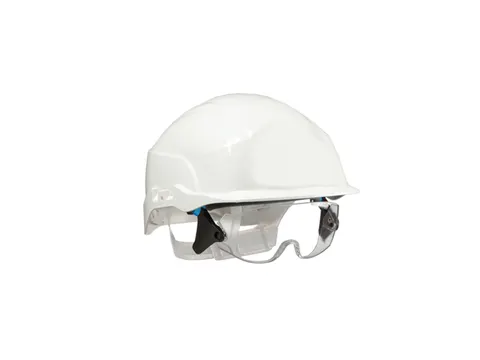 Centurion Spectrum veiligheidshelm met geïntegreerde veiligheidsbril,