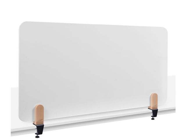 Bureauscherm Elements whiteboard 60x120cm klemmen | LegamasterWhiteboard.nl