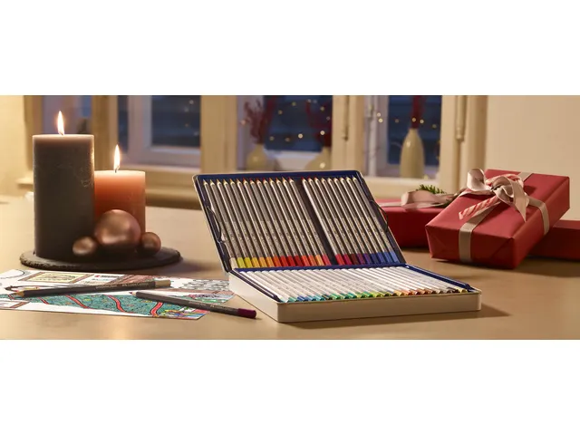 Crayon de couleur Aquarellable Faber-Castell Goldfaber etui 48 pces
