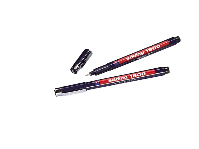 Fineliner Edding 1800 noir assorti