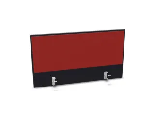 opzetpaneel bureau aanbouw achter B 1000mm CC-zwart BN4011-rood - 1