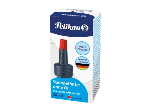 Stempelinkt Pelikan flacon 28ml rood