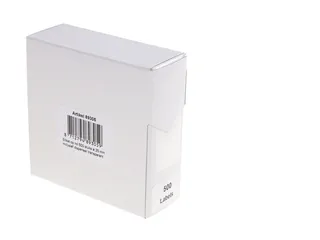 Etiket Rillprint 25mm 500st op rol transparant - 1