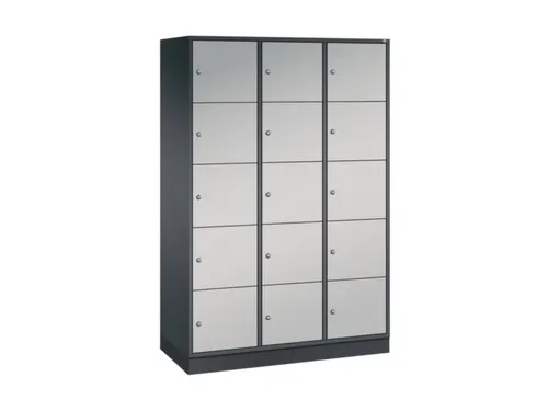 grootvolume-lockersysteem,HxBxD 1950x1220x500mm,3x5vakken,cil.-slot