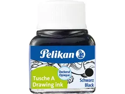 Oost-Indische inkt zwart, flesje van 10 ml