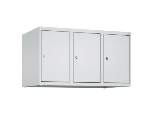 opzetkast,v. locker,3vak.,vak B 300mm,HxBxD 500x900x500mm,cilinderslot
