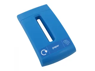 Papierdeksel Envirobin blauw - 1
