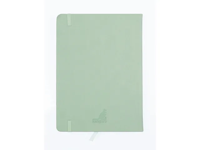 Schetsboek Kangaro A5 mint PU HC 80 blad 140gr roomwit met elastiek en