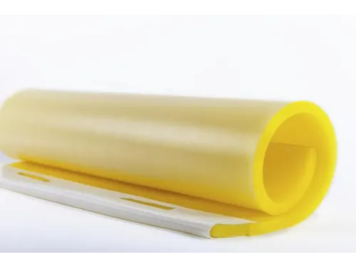 putafdekking,olie-/chemicaliënbestendig,HxLxB 8x600x600mm,PU,geel