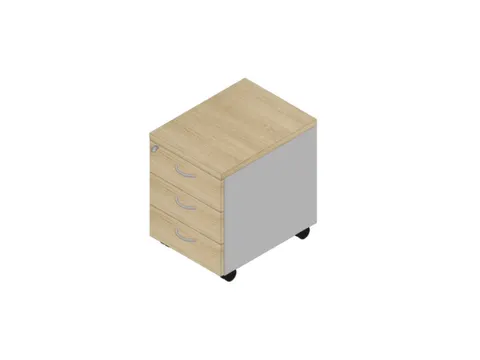 mobiel ladeblok,HxBxD 580x420x560mm,3lade(n),centr. vergrendeling