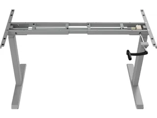 Verstelbaar Zit-Sta Bureau Frame Slinger Grijs 180Cm - 2