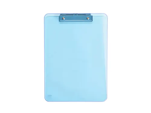 Klembord MAUL A4 staand transparant PS neon blauw