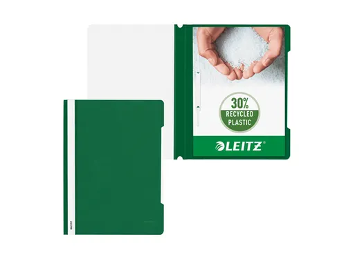 Snelhechter Leitz 4191 standaard A4 groen 30% gerecycled plastic