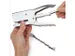 Agrafeuse Rapesco Porpoise chromée + accessoires