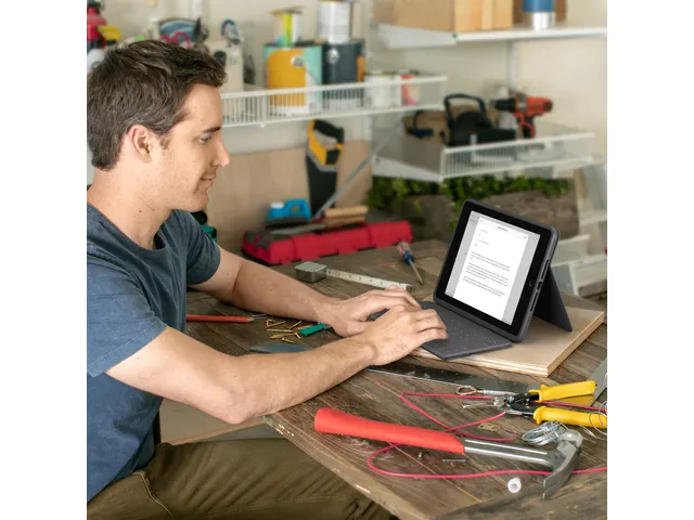 Rugged Folio Toetsenbord/hoes iPad (7/8e gen.) Azerty FR Bluetooth
