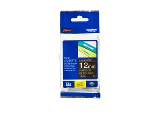 Labeltape Brother P-touch TZe-335 standaard 12mm wit op zwart - 4