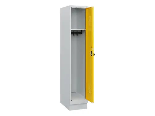 schoollocker,HxBxD 1630x300x500mm,1vak,vak B 300mm,draaigrendel,sokkel