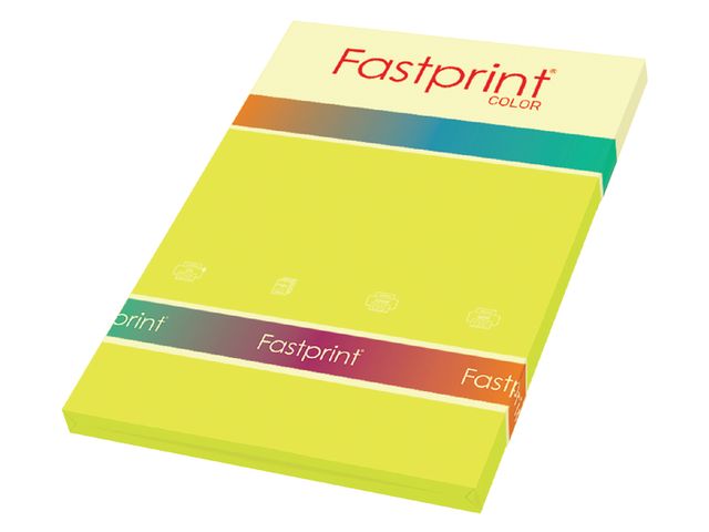 Kopieerpapier Fastprint A4 120 Gram Zwavelgeel 100vel | GekleurdPapierShop.nl