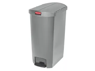 Slim Jim Step On Container End Step Kunststof 68 Liter Grijs - 1