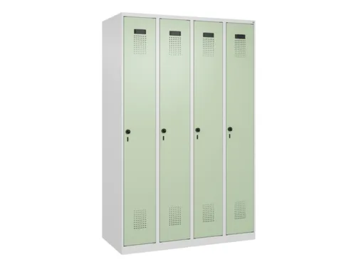 locker voor scheiding van kleding,HxBxD 1850x1200x500mm,4vak