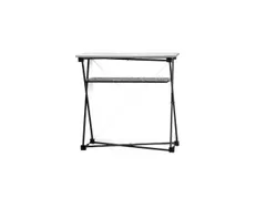 Balie Counter Fabric met Wit tafelblad 100x32cm