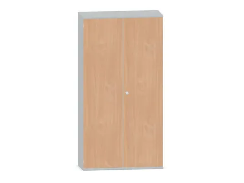 Kantoorkast 1920x1000x430mm Decor Romp Lichtgrijs Decor Front Beuken