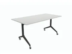 Schaffenburg Klaptafel 160x80cm Blad Krijtwit 25mm Frame Zwart