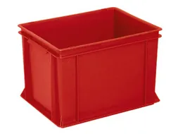 Euronorm Stapelkrat Hxlxb 270x400x300mm 26liter Rood