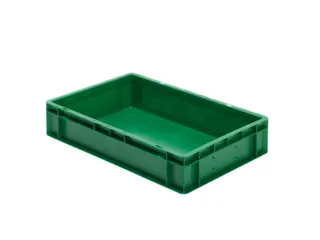 Euronorm-stapelbak 22l 120x600x400mm Wanden/bodem Gesloten Groen - 1