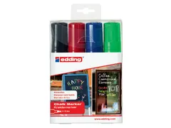 Viltstift Edding 4090 Window Schuin Assorti 4-15mm Etui à 4st