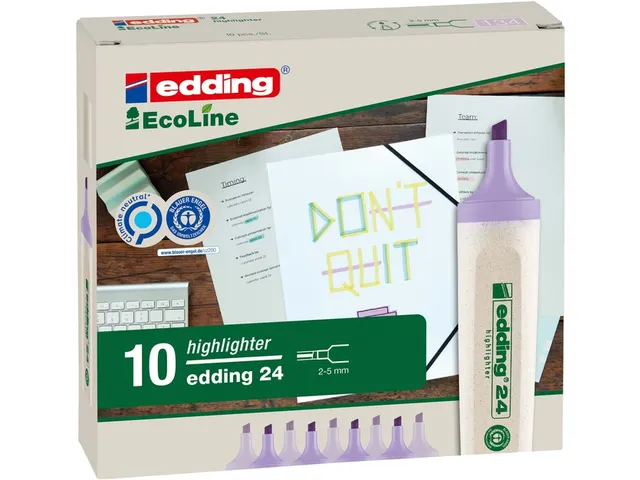 Markeerstift edding 24 EcoLine pastel violet