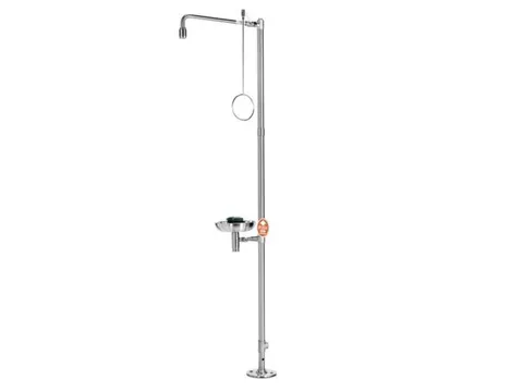 Plens-/Oogdouche,2Sproeikoppen Vast M. Wasbak,75L/Min